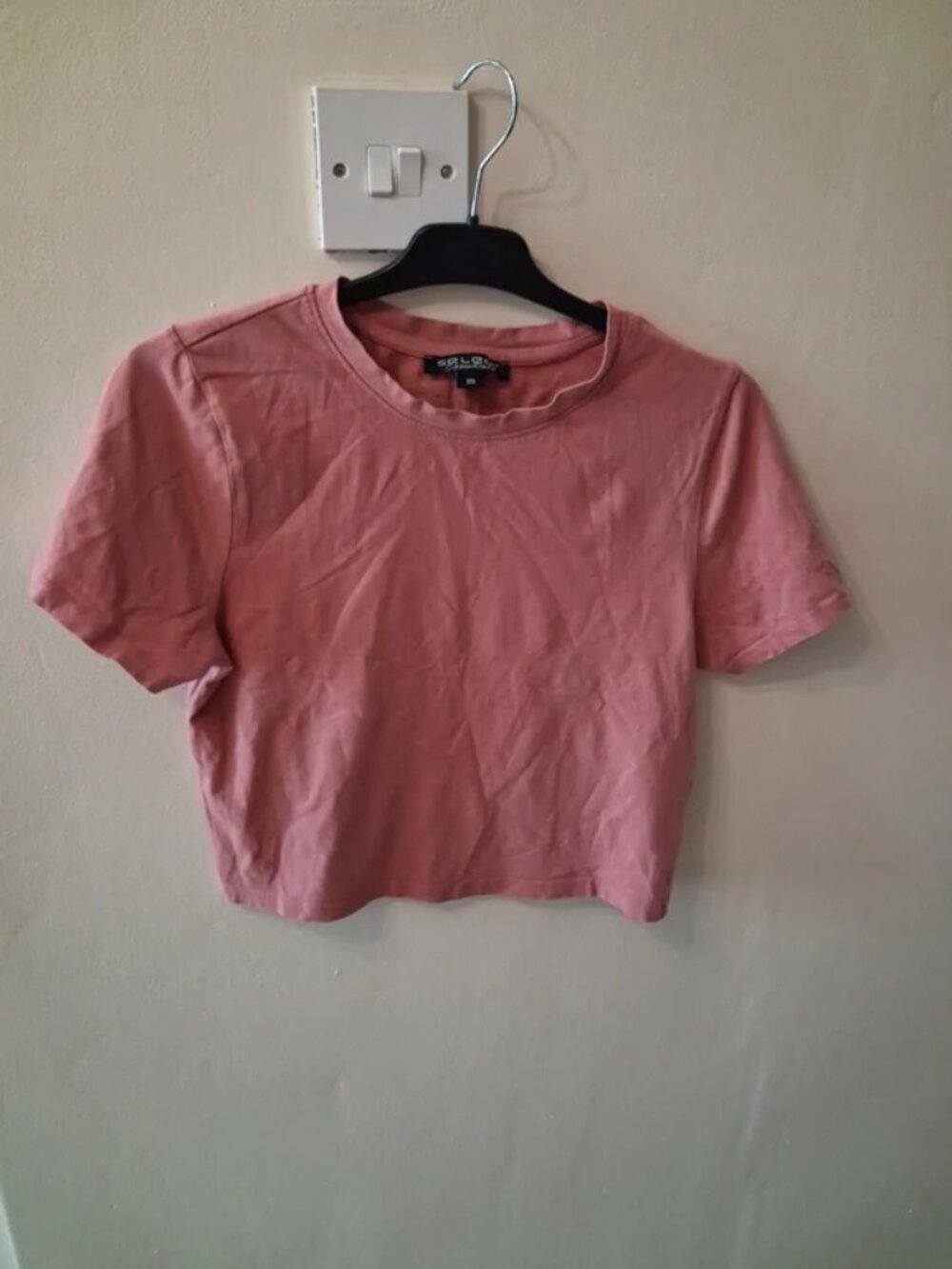 Pink crop top